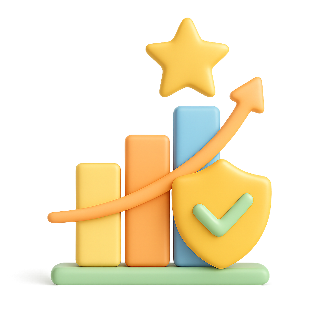 Symbol of commitment to excellence in cybersecurity